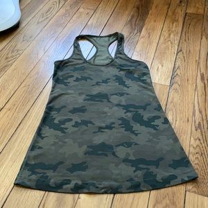 Lululemon Camouflage Racerback Tank